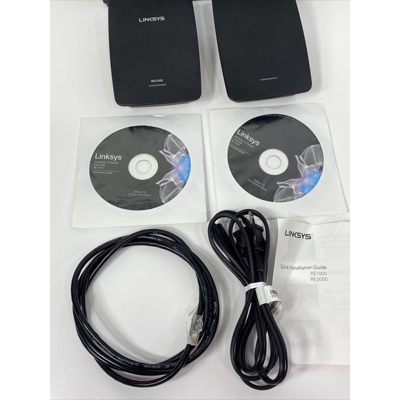 Cisco Linksys N300 Wireless Range Extender RE1000 Video Streaming 300 Mbps Speed - Picture 5 of 10